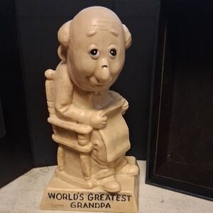 Charming Grandpa Figurine - Tan